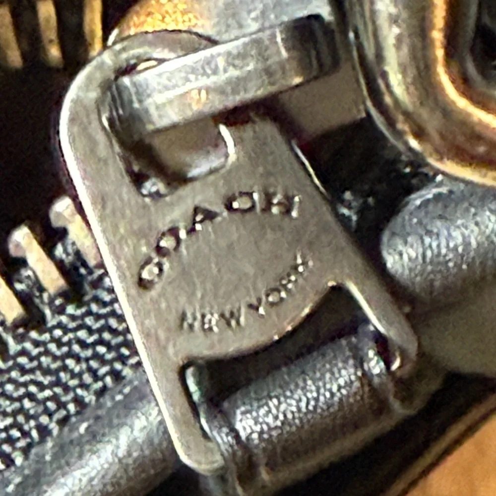 Coach Patricia Saddle Bag F88145 Black Leather Crossbody | Gunmetal Hardware - Picture 8 of 16